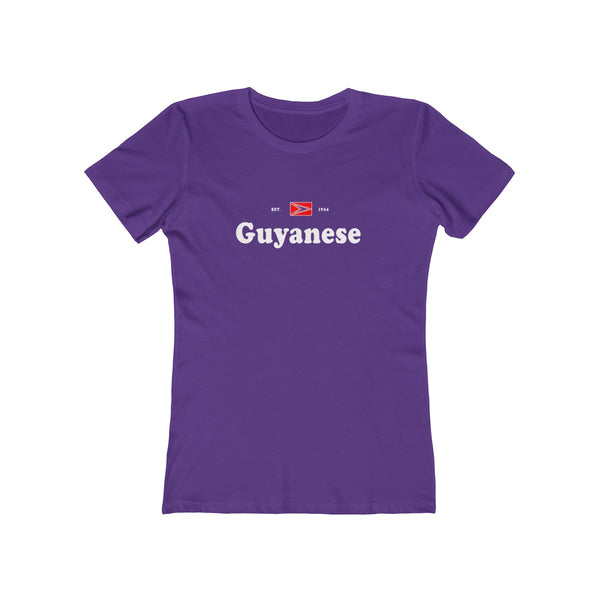 Guyanese - Women's Slim Fit Tee - T-Shirt - Cocoalime Apparel 