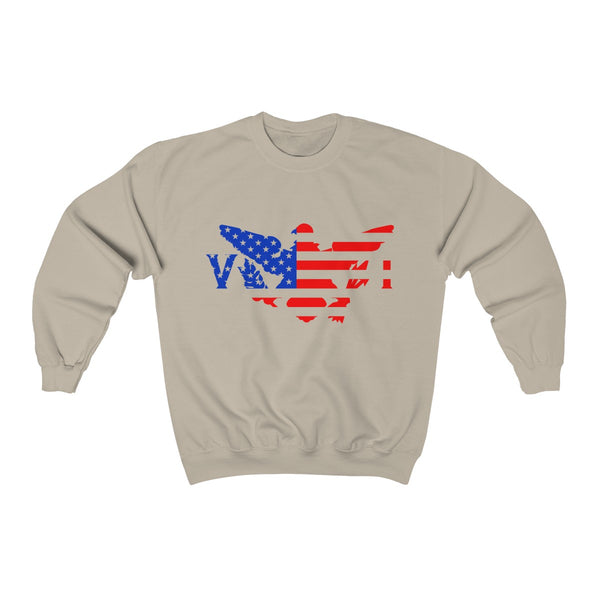 US x VI - Color - Unisex Heavy Blend™ Crewneck Sweatshirt - CocoaLime