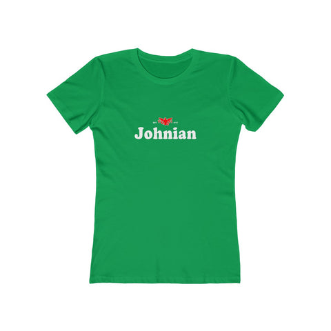 Johnian - Women's Slim Fit Tee - CocoaLime