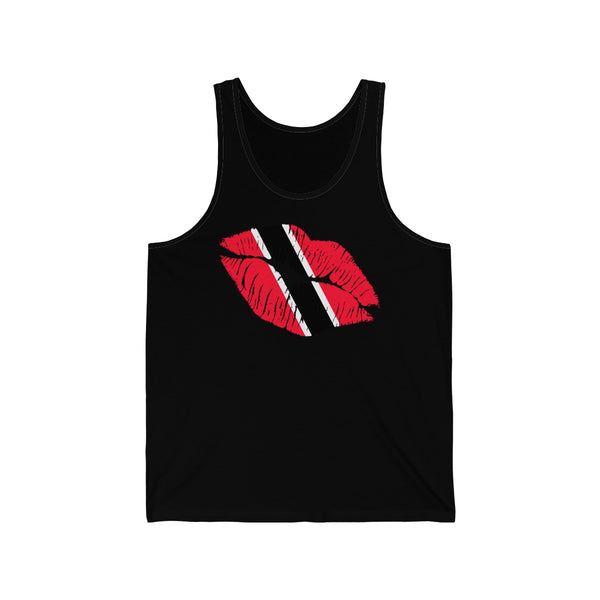 Trinidad & Tobago Lip Service - Unisex Jersey Tank - CocoaLime