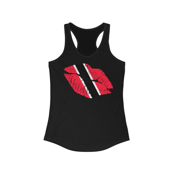 Trinidad & Tobago Lip Service -  Women's Slim Fit Racerback Tank - CocoaLime