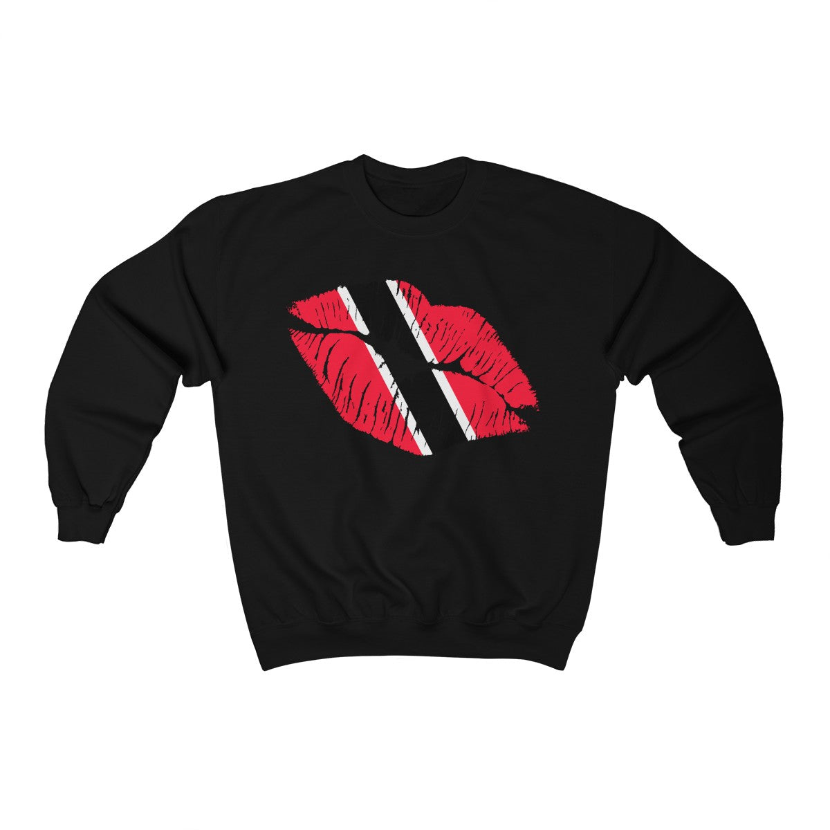 Trinidad & Tobago Lip Service - Unisex Heavy Blend™ Crewneck Sweatshirt - CocoaLime