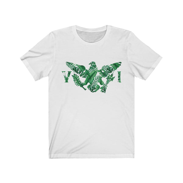 VI Palm Leaves - Unisex Jersey Short Sleeve Tee - CocoaLime