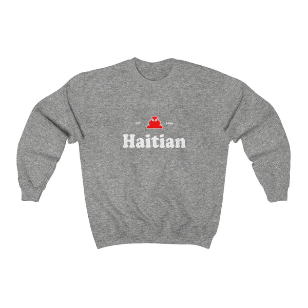 Haitian - Unisex Heavy Blend™ Crewneck Sweatshirt - Sweatshirt - Cocoalime Apparel 