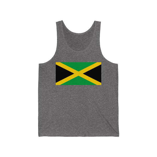 Jamaican Flag - Unisex Jersey Tank - CocoaLime