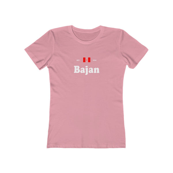 Bajan - Women's Slim Fit Tee - T-Shirt - Cocoalime Apparel 