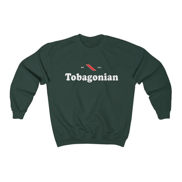 Tobagonian - Unisex Heavy Blend™ Crewneck Sweatshirt - Sweatshirt - Cocoalime Apparel 