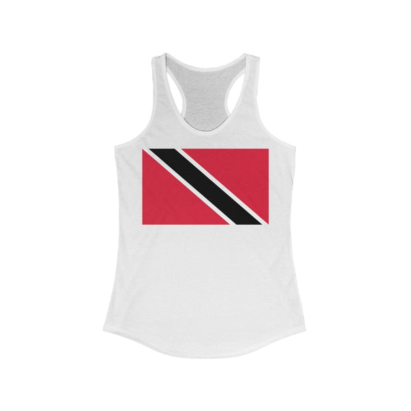 Trinidad & Tobago Flag -  Women's Slim Fit Racerback Tank - Tank Top - Cocoalime Apparel 