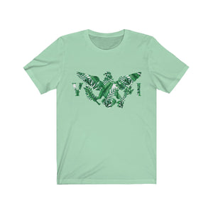 VI Palm Leaves - Unisex Jersey Short Sleeve Tee - CocoaLime