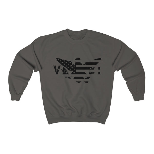 US x VI - Black - Unisex Heavy Blend™ Crewneck Sweatshirt - CocoaLime