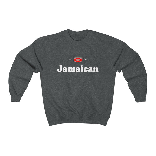 Jamaican - Unisex Heavy Blend™ Crewneck Sweatshirt - CocoaLime