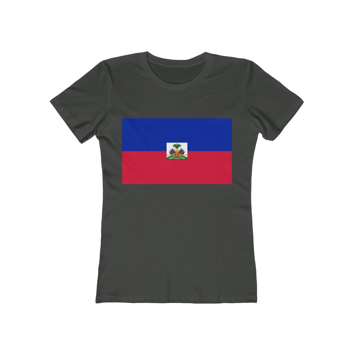 Haiti Flag - Women's Slim Fit Tee - T-Shirt - Cocoalime Apparel 