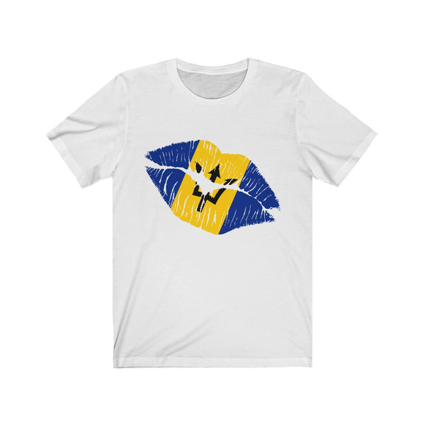 Barbados Lip Service - Unisex Jersey Short Sleeve Tee - T-Shirt - Cocoalime Apparel 