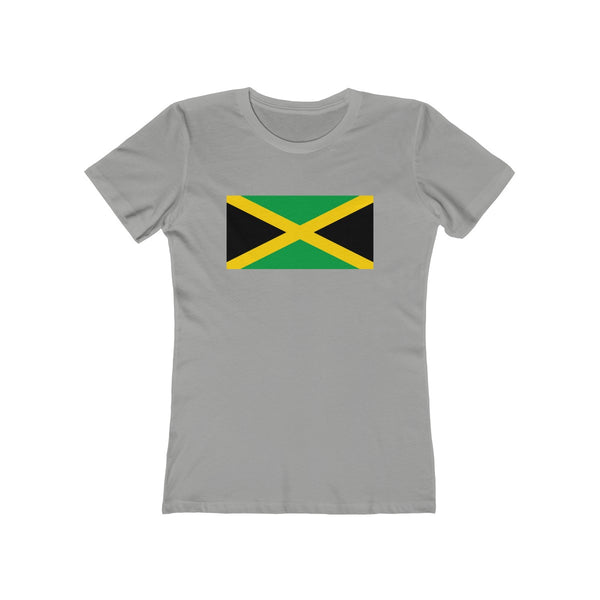 Jamaican Flag - Women's Slim Fit Tee - CocoaLime