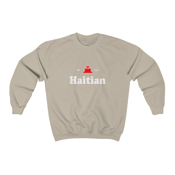 Haitian - Unisex Heavy Blend™ Crewneck Sweatshirt - Sweatshirt - Cocoalime Apparel 