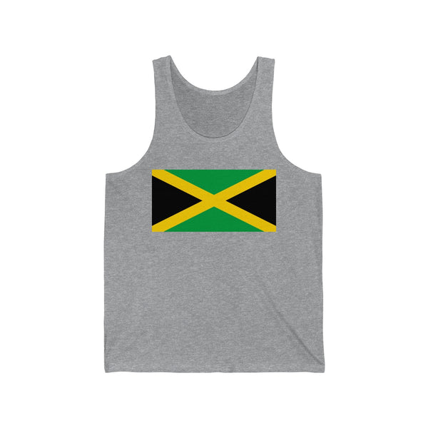 Jamaican Flag - Unisex Jersey Tank - CocoaLime