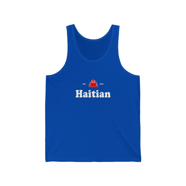 Haitian - Unisex Jersey Tank - Tank Top - Cocoalime Apparel 