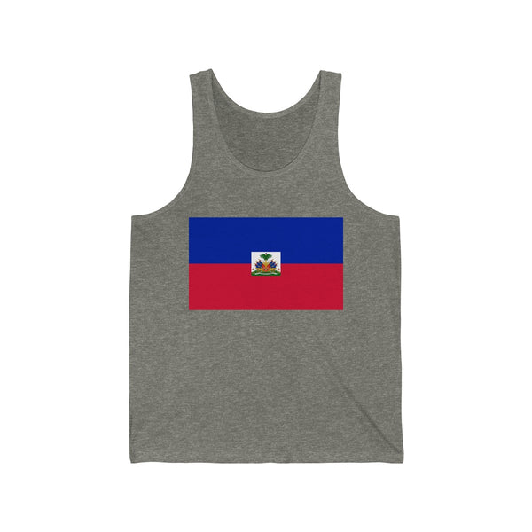 Haiti Flag - Unisex Jersey Tank - Tank Top - Cocoalime Apparel 