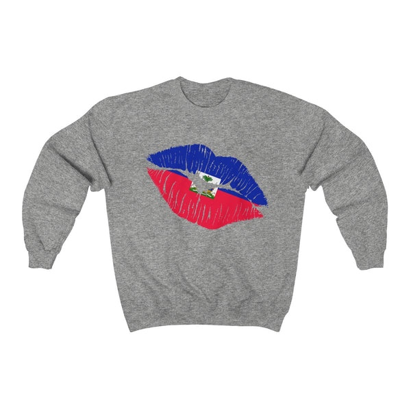 Haiti Lip Service - Unisex Heavy Blend™ Crewneck Sweatshirt - Sweatshirt - Cocoalime Apparel 