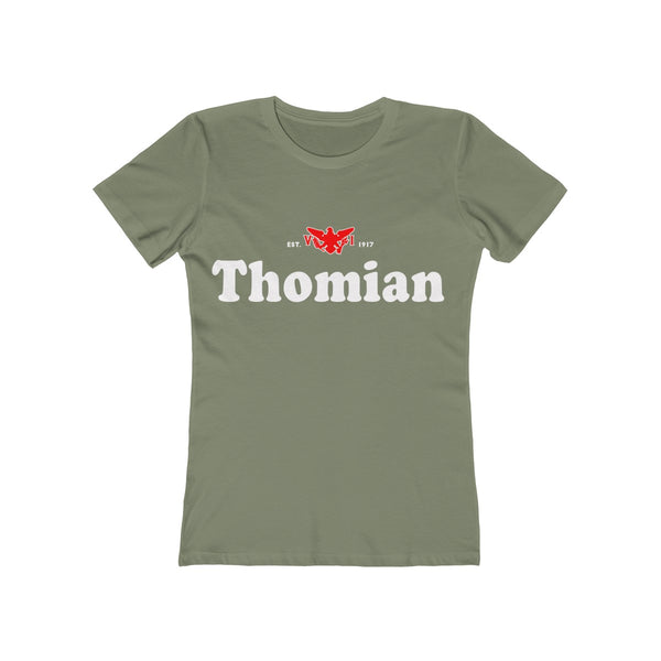 Thomian - Women's Slim Fit Tee - CocoaLime