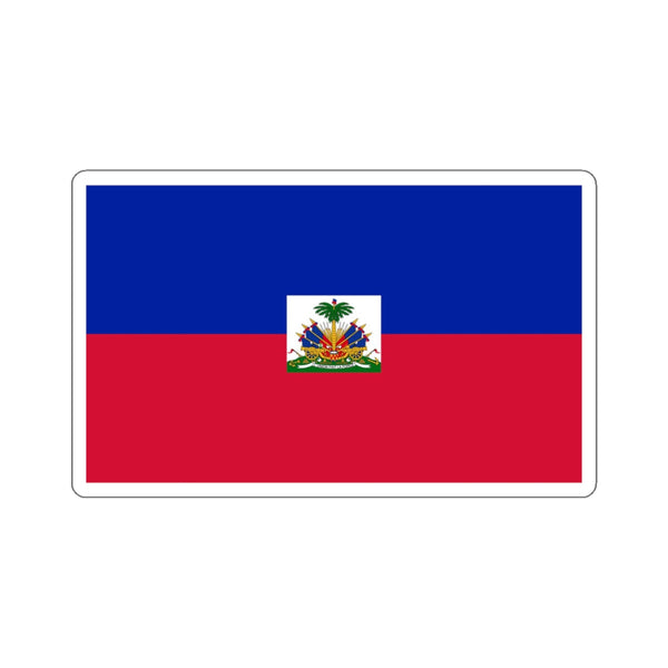 Haiti Flag - Kiss-Cut Stickers - Paper products - Cocoalime Apparel 