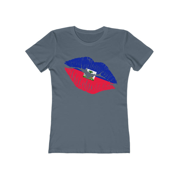 Haiti Lip Service - Women's Slim Fit Tee - T-Shirt - Cocoalime Apparel 