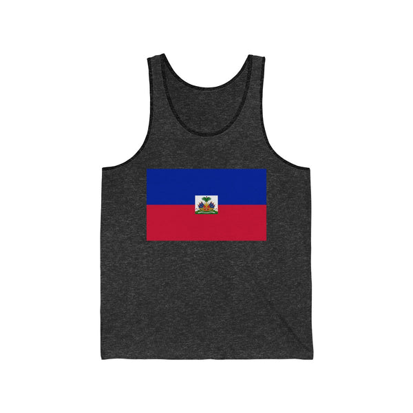 Haiti Flag - Unisex Jersey Tank - Tank Top - Cocoalime Apparel 