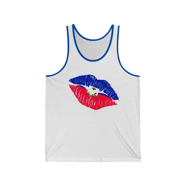 Haiti Lip Service - Unisex Jersey Tank - Tank Top - Cocoalime Apparel 