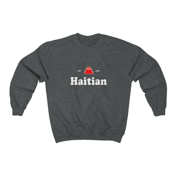 Haitian - Unisex Heavy Blend™ Crewneck Sweatshirt - Sweatshirt - Cocoalime Apparel 