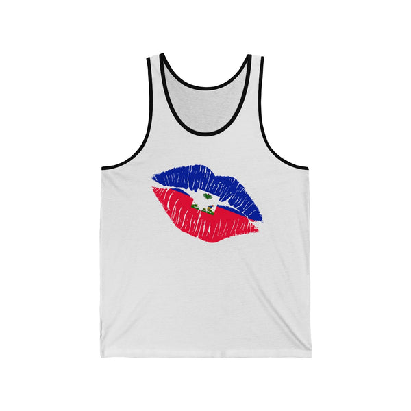 Haiti Lip Service - Unisex Jersey Tank - Tank Top - Cocoalime Apparel 