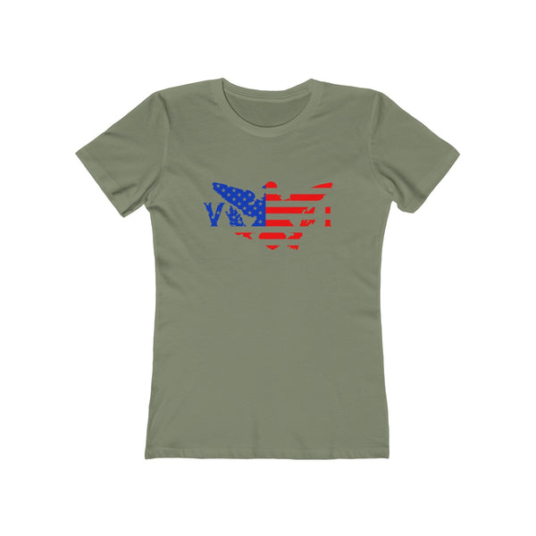 US x VI - Color - Women's Slim Fit Tee - CocoaLime