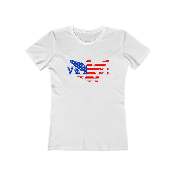 US x VI - Color - Women's Slim Fit Tee - CocoaLime