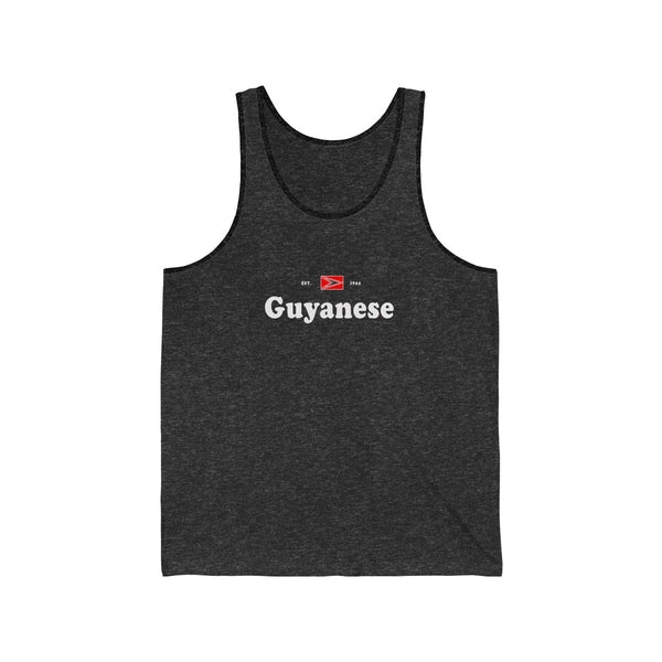 Guyanese - Unisex Jersey Tank - Tank Top - Cocoalime Apparel 