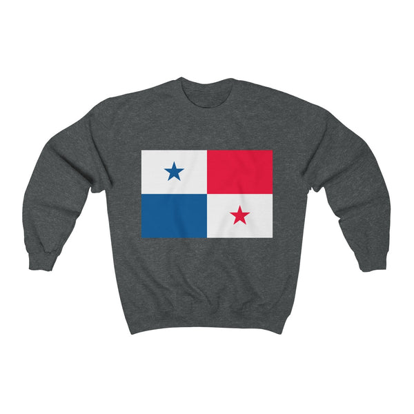 Panama Flag - Unisex Heavy Blend™ Crewneck Sweatshirt - Sweatshirt - Cocoalime Apparel 