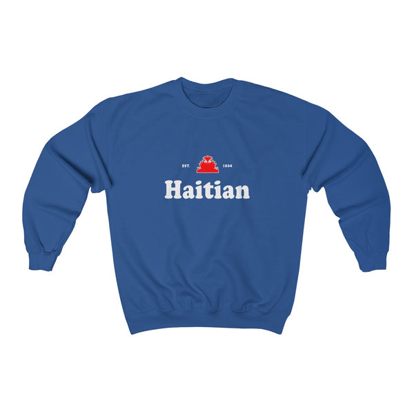 Haitian - Unisex Heavy Blend™ Crewneck Sweatshirt - Sweatshirt - Cocoalime Apparel 