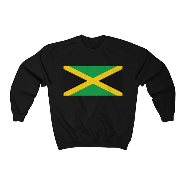 Jamaican Flag - Unisex Heavy Blend™ Crewneck Sweatshirt - CocoaLime