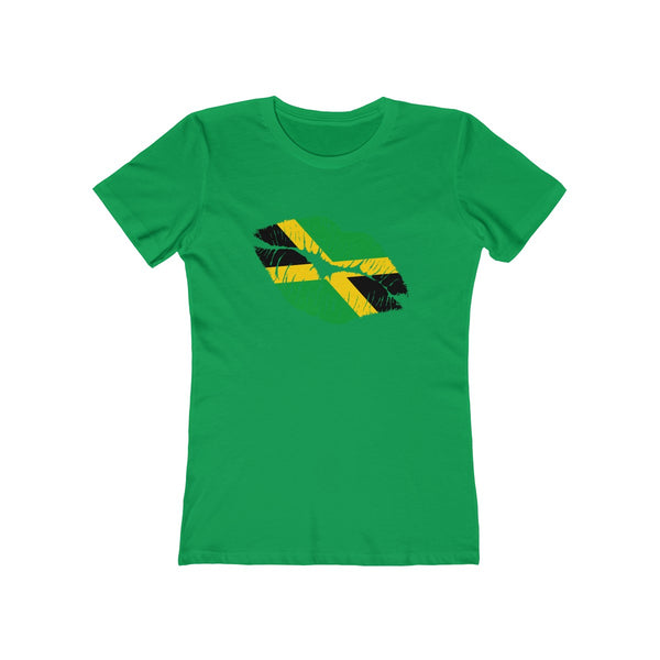 Jamaican Lip Service - Women's Slim Fit Tee - CocoaLime