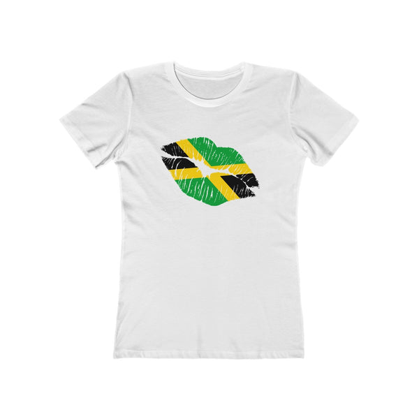 Jamaican Lip Service - Women's Slim Fit Tee - CocoaLime