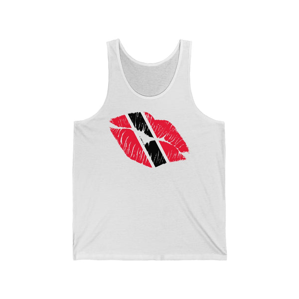 Trinidad & Tobago Lip Service - Unisex Jersey Tank - CocoaLime