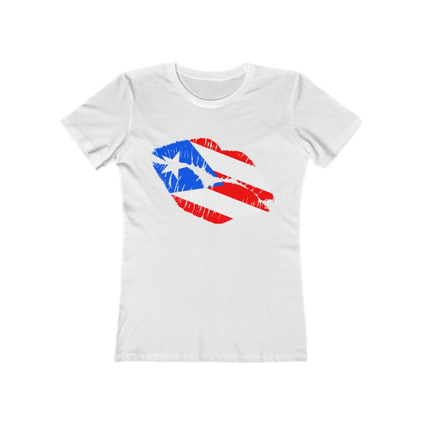 Puerto Rico Lip Service - Women's Slim Fit Tee - T-Shirt - Cocoalime Apparel 