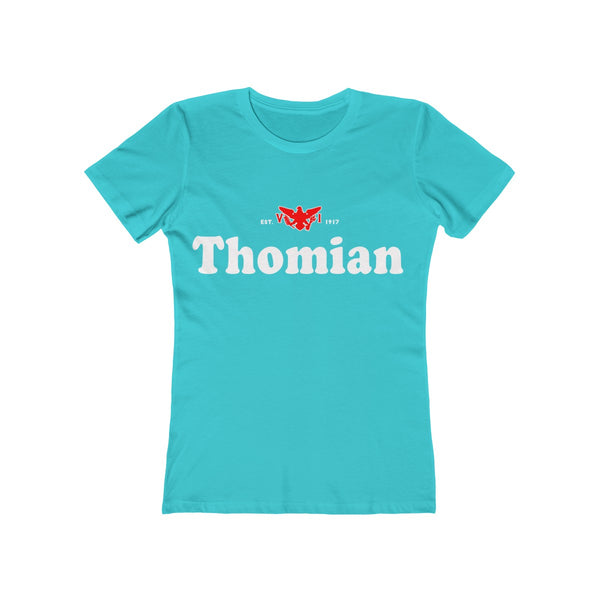 Thomian - Women's Slim Fit Tee - CocoaLime