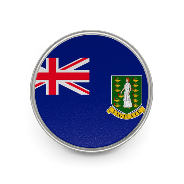 British Virgin Islands Metal Pin - Accessories - Cocoalime Apparel 