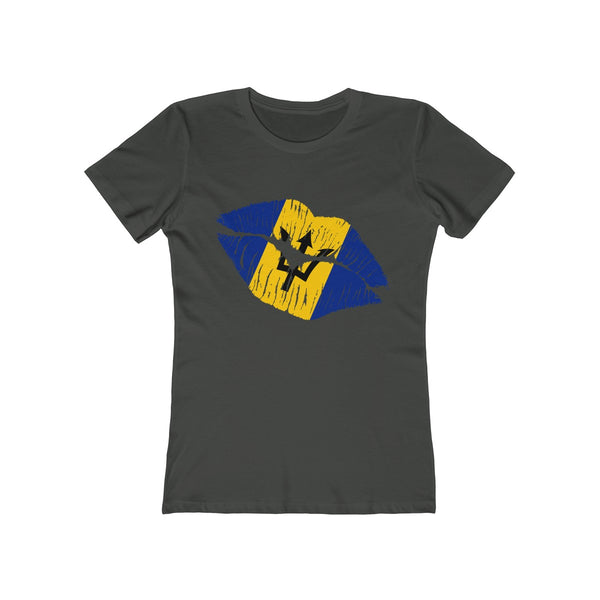 Barbados Lip Service - Women's Slim Fit Tee - T-Shirt - Cocoalime Apparel 