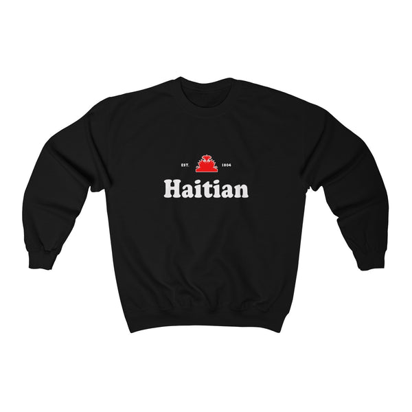 Haitian - Unisex Heavy Blend™ Crewneck Sweatshirt - Sweatshirt - Cocoalime Apparel 