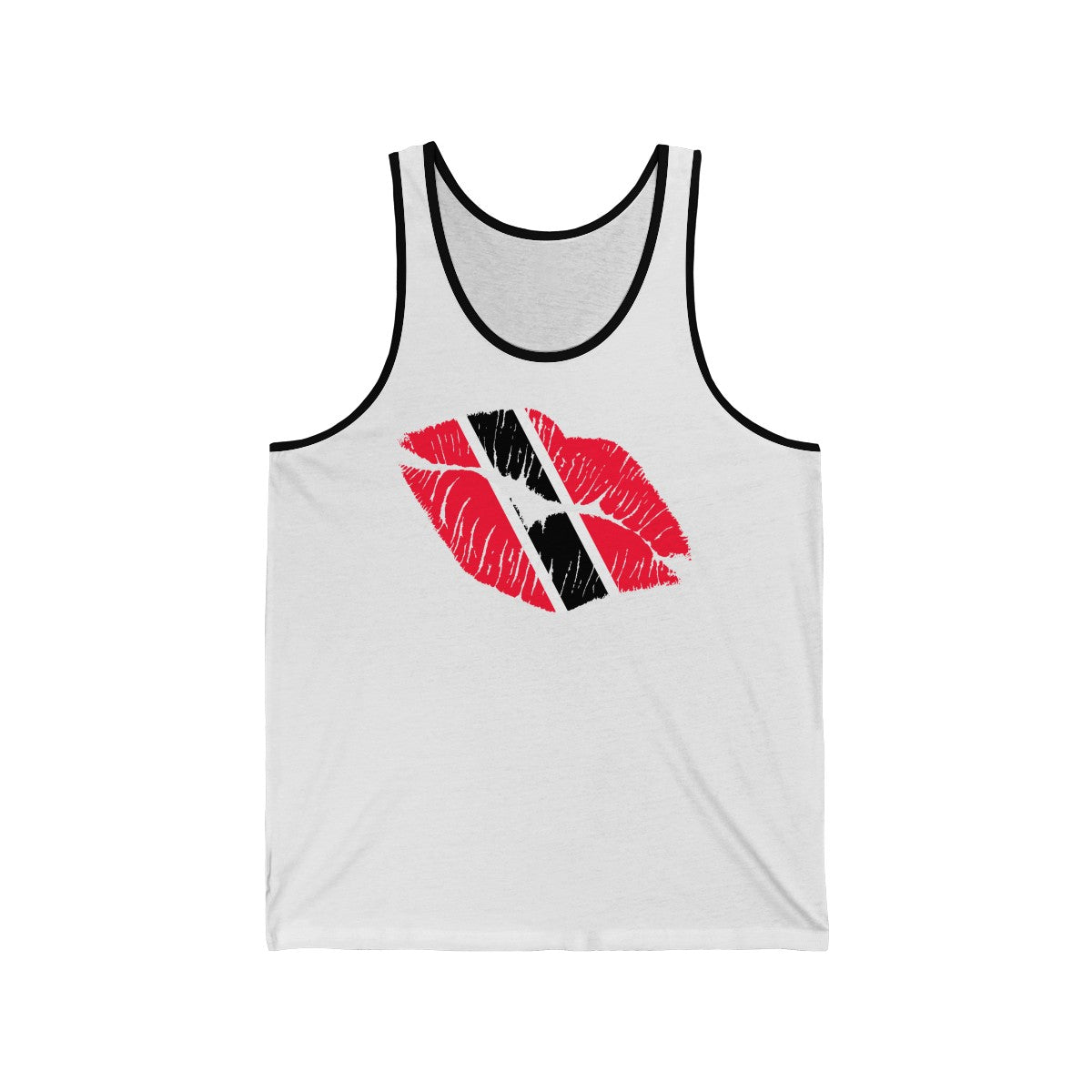 Trinidad & Tobago Lip Service - Unisex Jersey Tank - CocoaLime