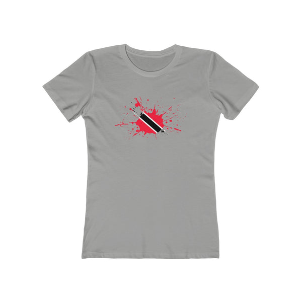 Trinidad & Tobago Paint - Women's Slim Fit Tee - CocoaLime