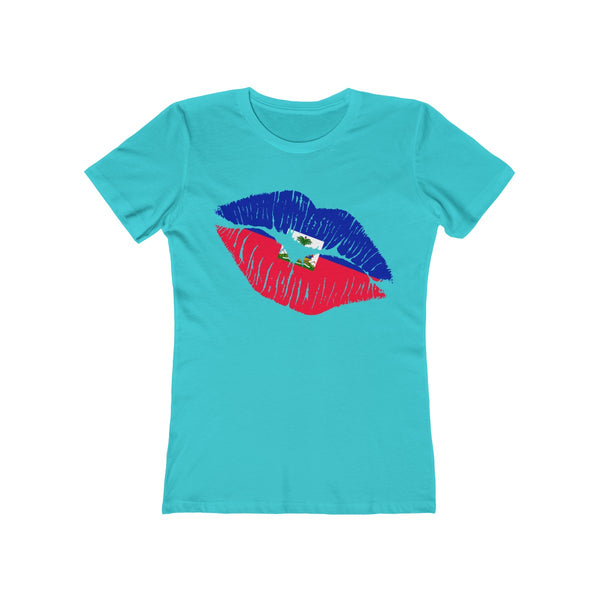 Haiti Lip Service - Women's Slim Fit Tee - T-Shirt - Cocoalime Apparel 