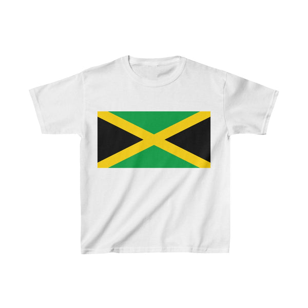 Jamaican Flag - Kids Heavy Cotton™ Tee - CocoaLime