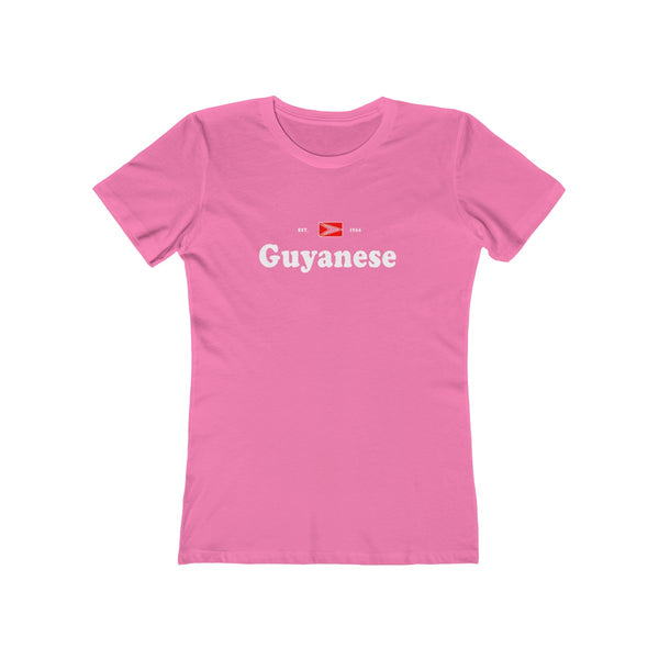 Guyanese - Women's Slim Fit Tee - T-Shirt - Cocoalime Apparel 