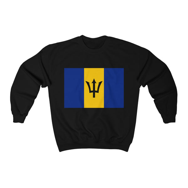 Barbados Flag - Unisex Heavy Blend™ Crewneck Sweatshirt - Sweatshirt - Cocoalime Apparel 
